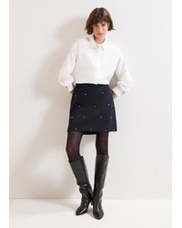 Phase Eight - Rue Stud Mini Skirt - Lyst