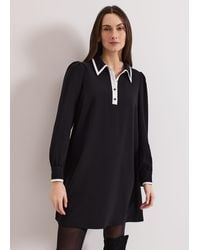 Phase Eight - Gina Collar Swing Dress - Lyst