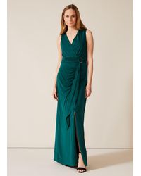 Phase Eight - Caylee Drape Maxi Dress - Lyst