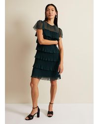 Phase Eight - Mimi Frill Mini Dress - Lyst