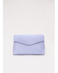 Phase Eight - Suede Clutch Bag - Lyst