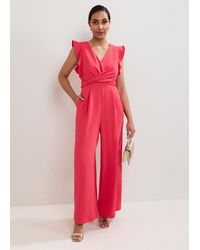 Phase Eight - Petite Ayla Ruffle Jumpsuit - Lyst