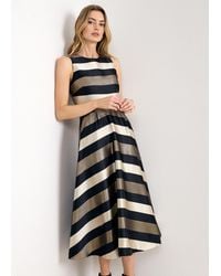 Phase Eight - Delicia Fit And Flare Stripe Dress - Lyst