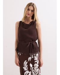Phase Eight - Hazel Silk Sleeveless Top - Lyst