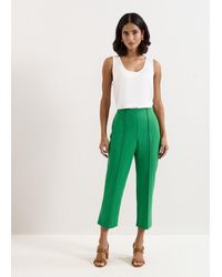 Phase Eight - Miah Cropped Slim Trousers - Lyst