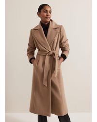 Phase Eight - Livvy Wool Trench Coat - Lyst