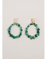 Phase Eight - Coloured Stone Drop Earrings - Lyst