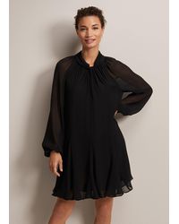 Phase Eight - 's Romanna Black Swing Mini Dress - Lyst