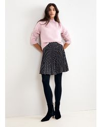 Phase Eight - Mairi Geo Pleated Mini Skirt - Lyst