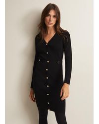 Phase Eight - Kinza Knitted Mini Dress - Lyst