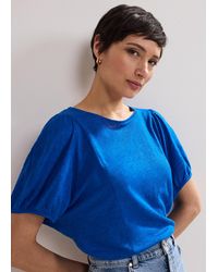 Phase Eight - Arabel Seam Detail Linen Top - Lyst