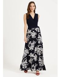 phase eight zoey lace maxi dress