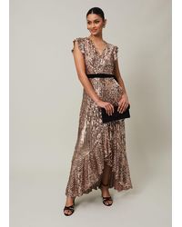 Phase Eight - Enja Sequin Maxi Dress - Lyst