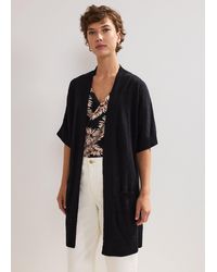 Phase Eight - Elma Longline Short Sleeves Cardigan - Lyst