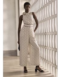 Phase Eight - Marilee Spot Corsage Jumpsuit - Lyst