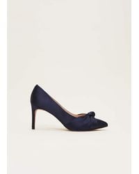 Phase Eight - Satin Knot Front Court Shoe - Lyst