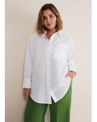 Phase Eight - Cotton Oversized Shirt - Lyst