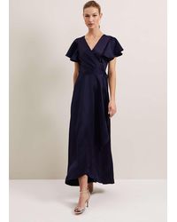 Phase Eight - 's Arabella Satin Maxi Dress - Lyst
