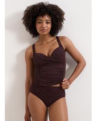Phase Eight - Chocolate Textured Tankini Bottom - Lyst