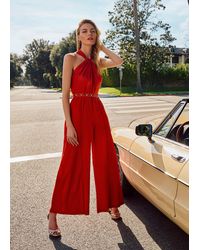 Phase Eight - Kirsten Linen Blend Wide Leg Jumpsuit - Lyst