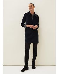 Phase Eight - Kirsty Corduroy Zip Front Dress - Lyst