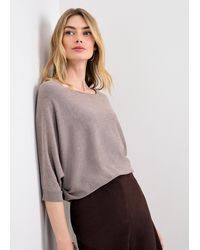 Phase Eight - Cristine Long Line Batwing Jumper - Lyst
