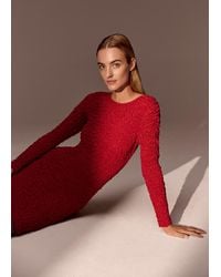 Phase Eight - Eliza Textured Long Sleeve Dress - Lyst