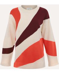 Phase Eight - Bettie Colourblock Swirl Jumper - Lyst