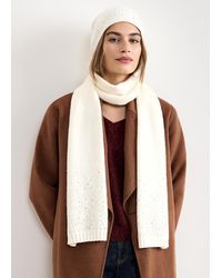 Phase Eight - Sparkle Trim Scarf - Lyst