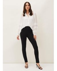 Phase Eight - Sabrina Zip Hem Ponte Trousers - Lyst