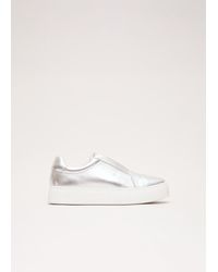 Phase Eight - Leather Slip On Trainer - Lyst