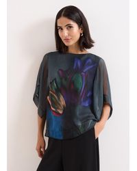 Phase Eight - Florence Silk Blouse - Lyst