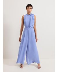 Phase Eight - Lucie Tie Neck Jumpsuit - Lyst