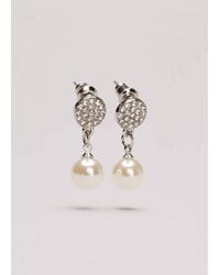 Phase Eight - Parma Pearl And Crystal Earrings - Lyst