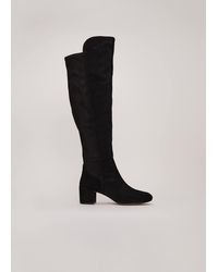 Phase Eight - Milly Leather Knee High Boots - Lyst