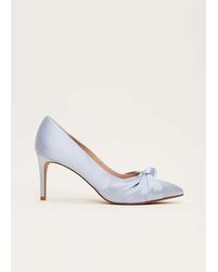 Phase Eight - Satin Knot Front Court Shoe - Lyst