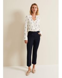 Phase Eight - Miah Stretch Capri Trousers - Lyst