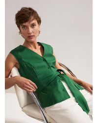 Phase Eight - Mariana Linen Top - Lyst