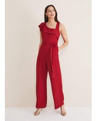 Phase Eight - 's Zelda Belted Jumpsuit - Lyst