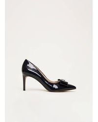 Phase Eight - Patent Bow Court Shoe - Lyst