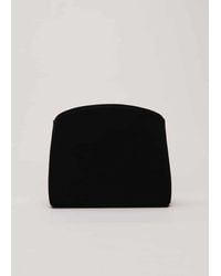 Phase Eight - 's Black Velvet Clutch Bag - Lyst