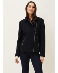 phase eight leather jacket