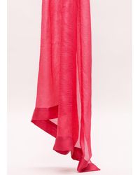 Phase Eight - Satin Trim Scarf - Lyst