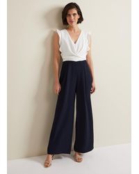 Phase Eight - Ayla Ruffle Wrap Jumpsuit - Lyst