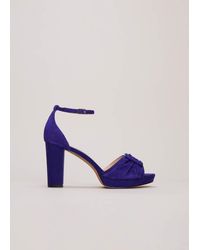 Phase Eight - Suede Platform Heels - Lyst