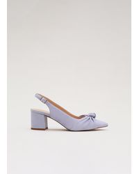 Phase Eight - Knot Front Block Heel Slingback - Lyst