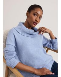 Phase Eight - Dara Chunky Cowl Neck Jumper - Lyst