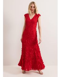Phase Eight - Charlene Ruffle Maxi Dress - Lyst