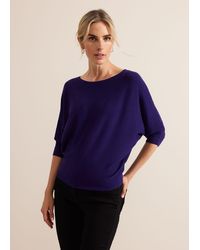 Phase Eight - Cristine Batwing Knitted Jumper - Lyst