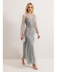 Phase Eight - Trish Beaded Maxi Dress - Lyst